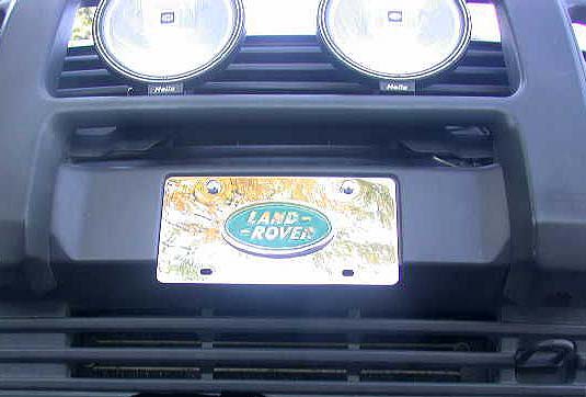 Factory Genuine OEM Vanity Plate for Land Range Rover Sport Discovery Defender Freelander LR3 LR2 