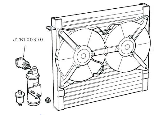 Trinary (Tri Pressure) Switch for Range Rover 4.0/4.6 (P38a) 