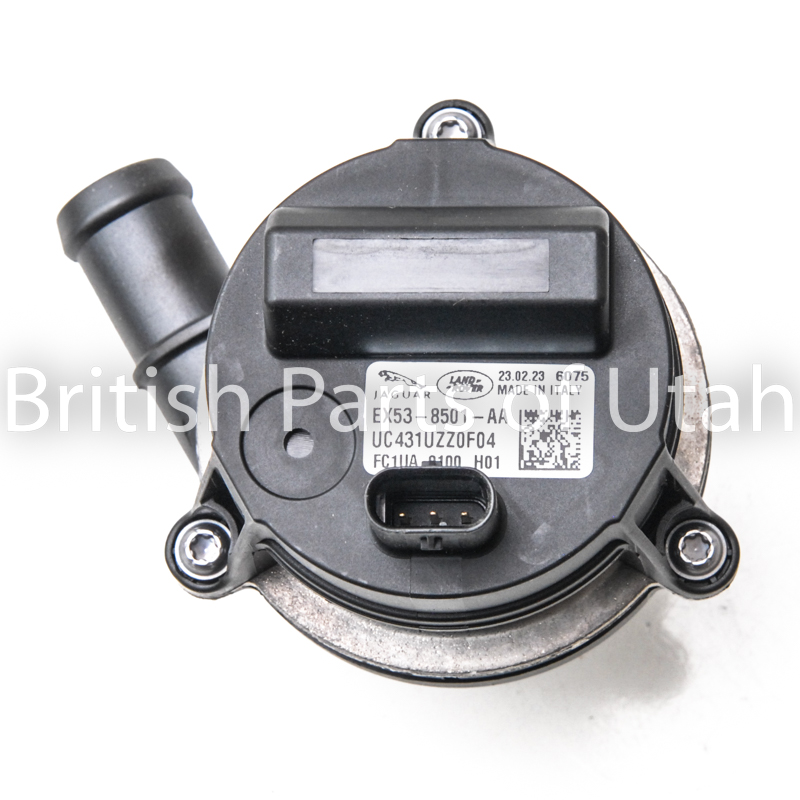thumbnail interactive-video image 1 of Bosch Engine Auxiliary Water Pump For Land Rover LR4 & Range Rover Sport 06-14 (PEB500010, 15076931) 1 of 3